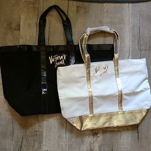 2 Victoria's Secret tote bags
